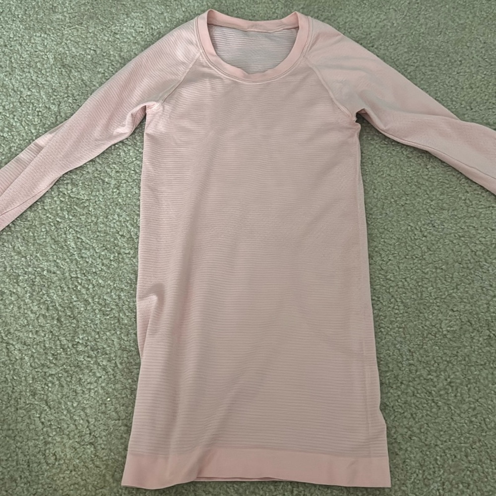 Lululemon pink Swiftly tech long sleeve
